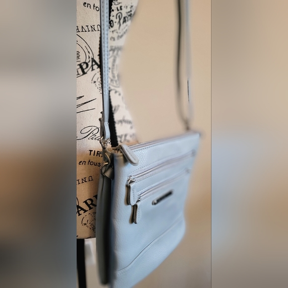 STONE MOUNTAIN ||  Blue-Gray Multi Pocket  Compartment Handbag  👜 - Picture 3 of 13